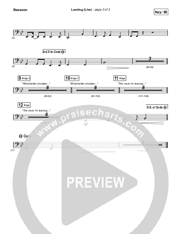 Leaning (Live) Bassoon (Matt Maher / Lizzie Morgan)