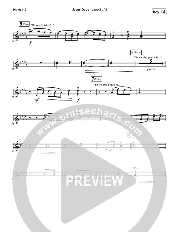 Jesus Does French Horn 1,2 (We The Kingdom)