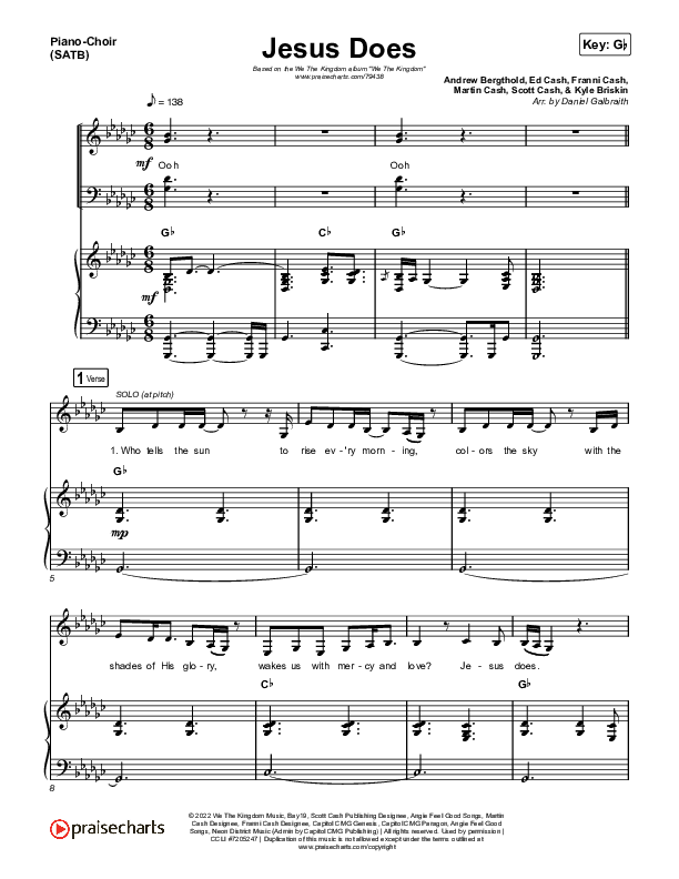 Jesus Does Sheet Music PDF We The Kingdom PraiseCharts jesus-does-sheet-music-pdf-we-the-kingdom-praisecharts