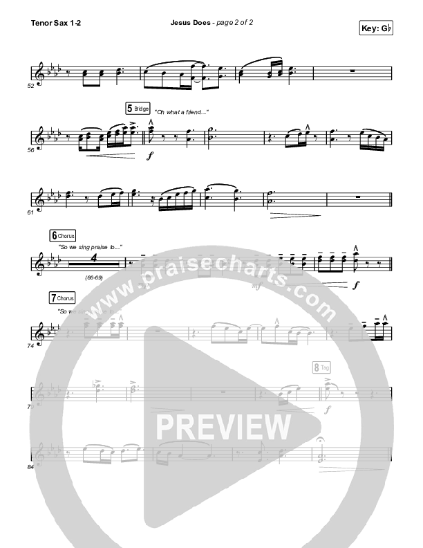 Jesus Does Tenor Sax 1,2 (We The Kingdom)