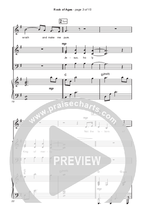 Rock Of Ages (Sing It Now SATB) Octavo (SATB & Pno) (The Worship Initiative / Dinah Wright / Grace Tanner / Arr. Mason Brown)