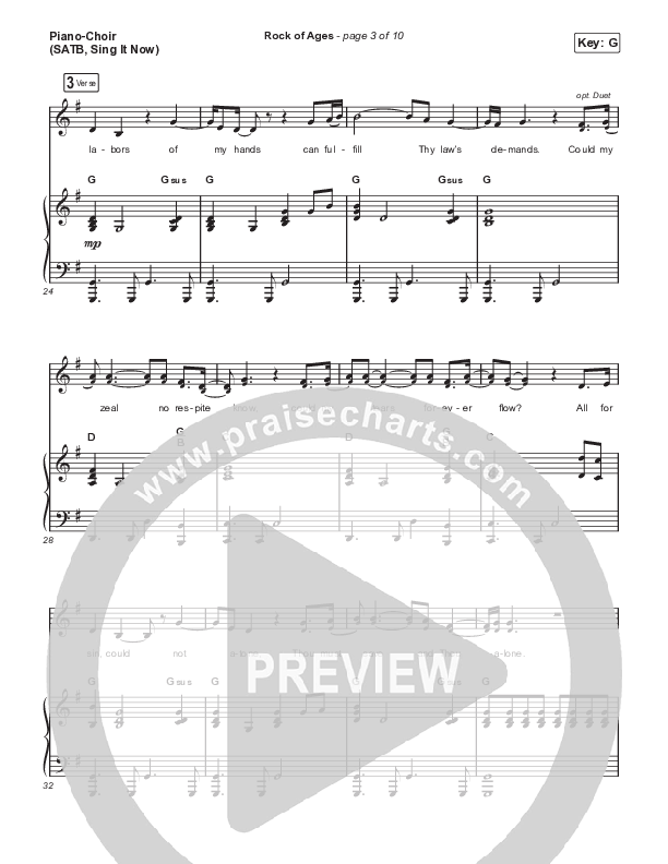 Rock Of Ages (Sing It Now SATB) Piano/Choir (SATB) (The Worship Initiative / Dinah Wright / Grace Tanner / Arr. Mason Brown)