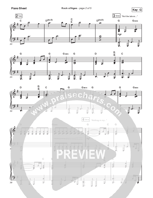 Rock Of Ages (Sing It Now SATB) Piano Sheet (The Worship Initiative / Dinah Wright / Grace Tanner / Arr. Mason Brown)