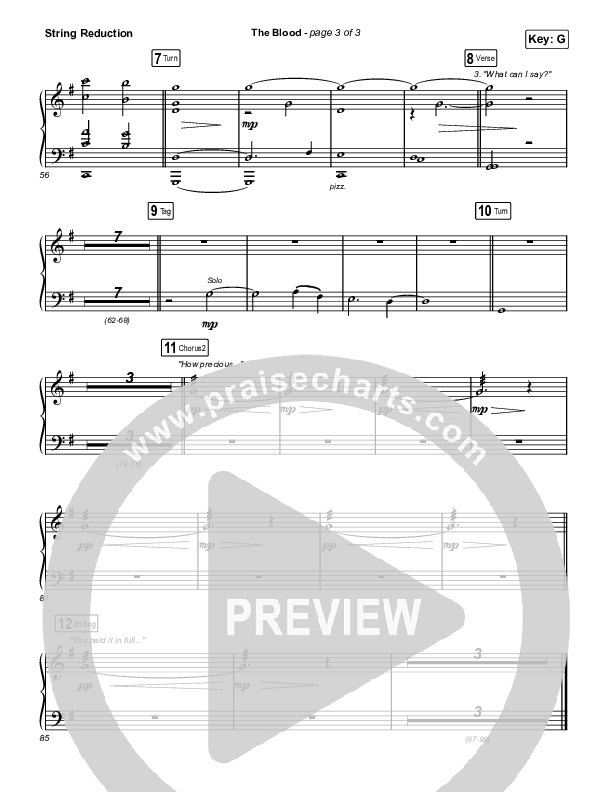 The Blood String Reduction (Bethel Music / Jenn Johnson / Mitch Wong)