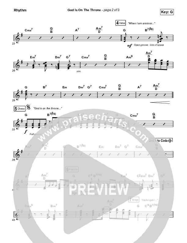 God Is On The Throne (Sing It Now SATB) Rhythm Pack (We The Kingdom / Arr. Mason Brown)