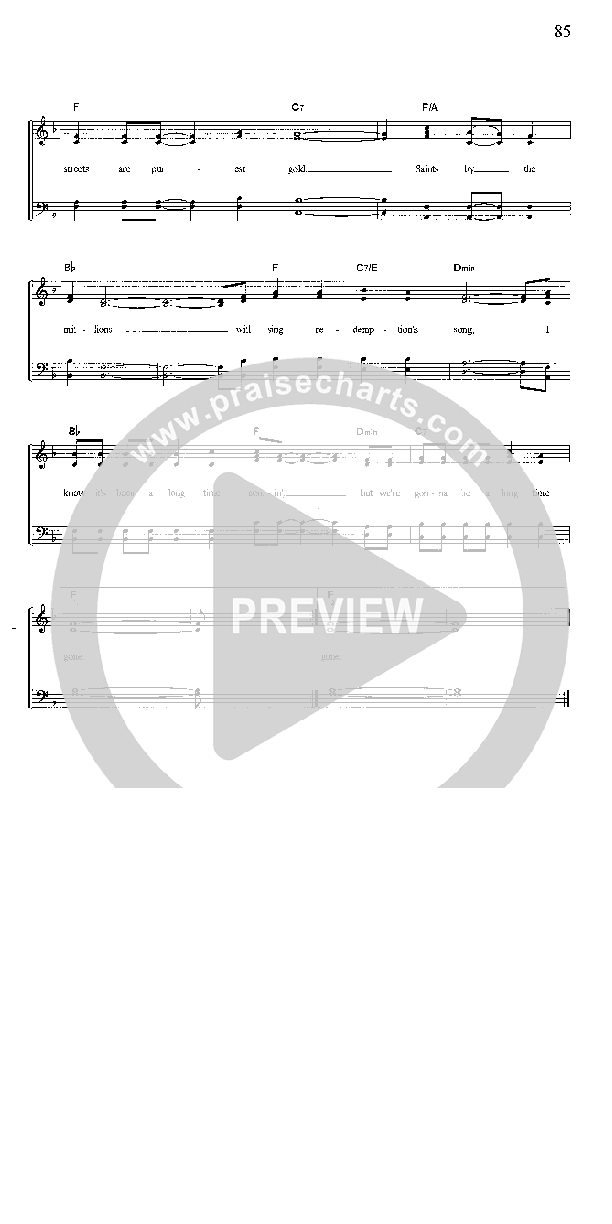 Long Time Comin' (Long Time Gone) Lead Sheet (The Paynes)