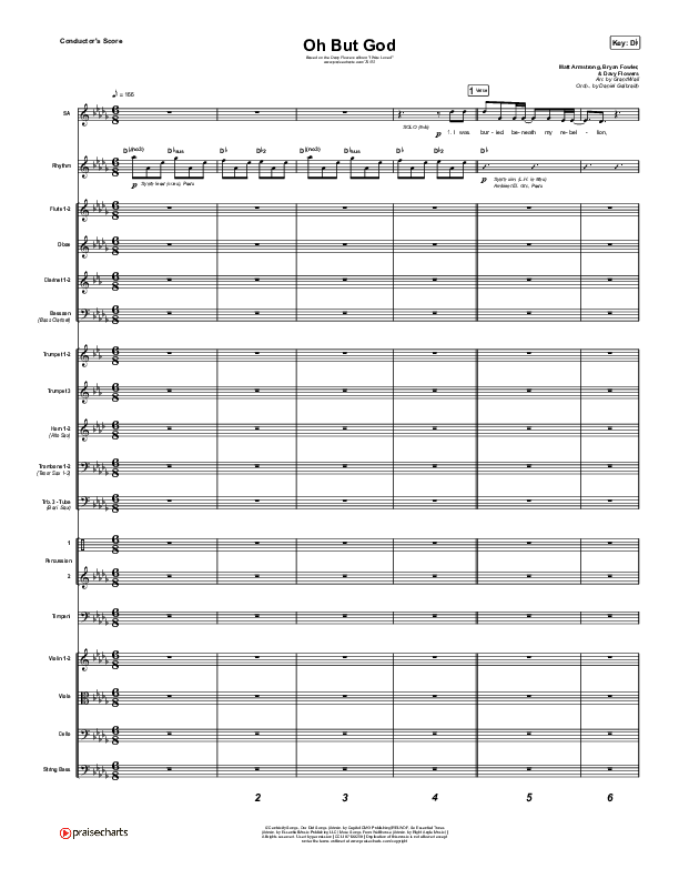 Oh But God Conductor's Score (Davy Flowers)