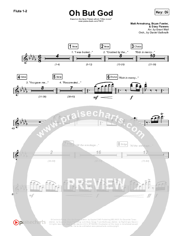 Oh But God Flute 1/2 (Davy Flowers)