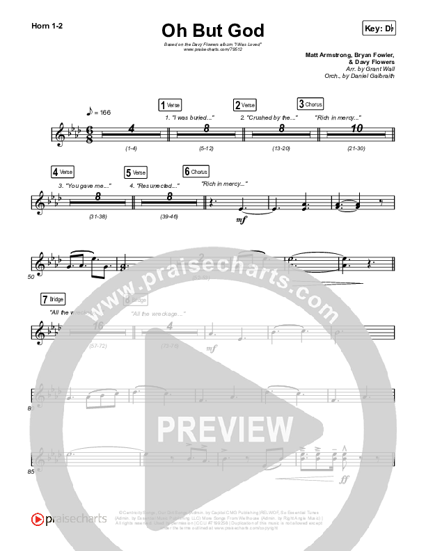 Oh But God French Horn 1/2 (Davy Flowers)