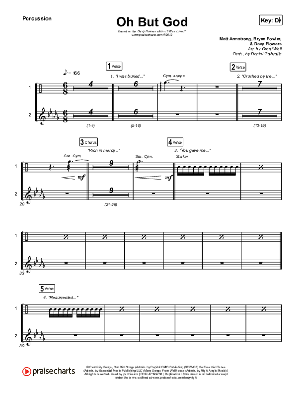 Oh But God Percussion (Davy Flowers)