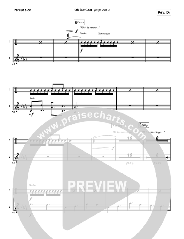 Oh But God Percussion (Davy Flowers)