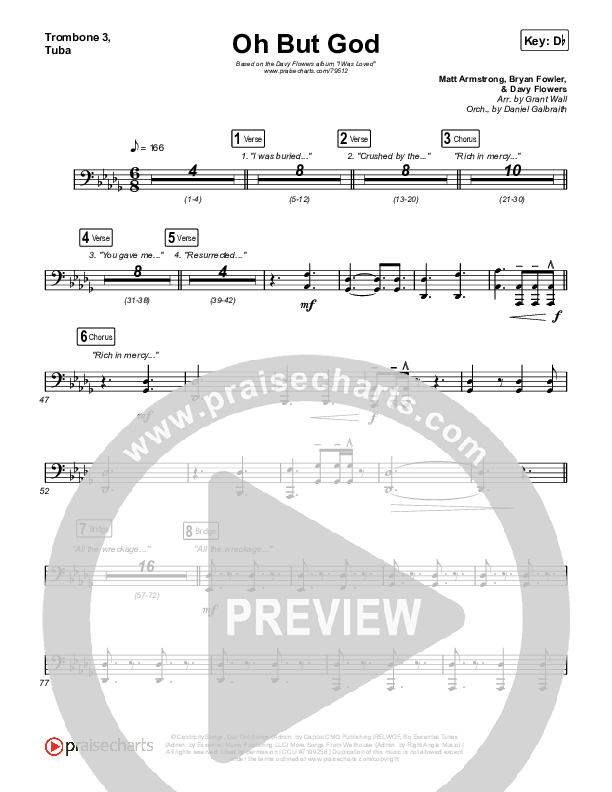 Oh But God Trombone 3/Tuba (Davy Flowers)