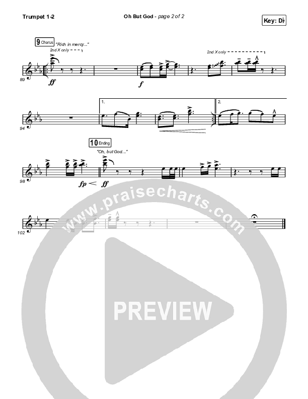 Oh But God Trumpet 1,2 (Davy Flowers)