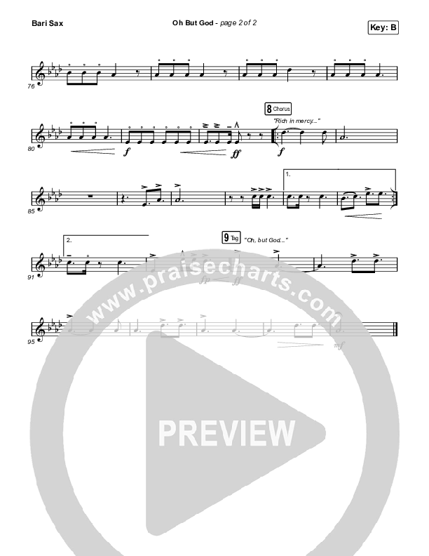 Oh But God Bari Sax (Shane & Shane / The Worship Initiative)