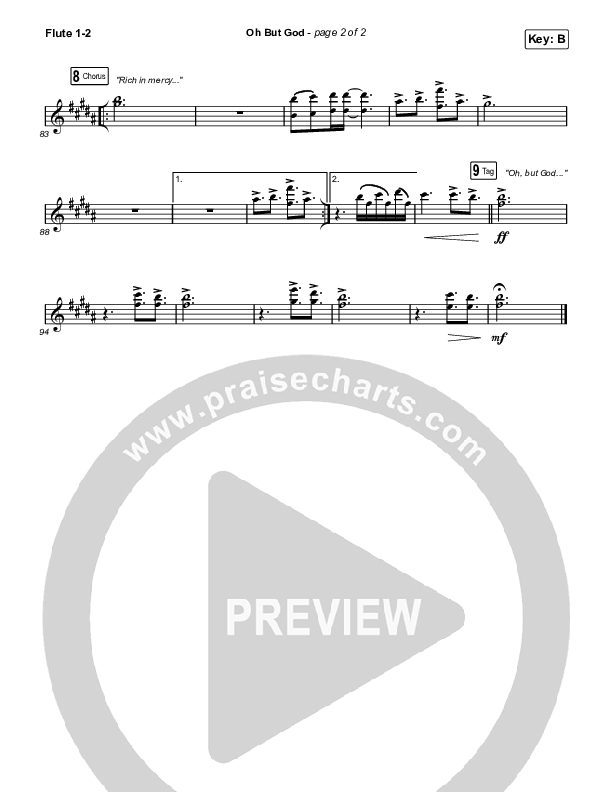 Oh But God Flute 1/2 (Shane & Shane / The Worship Initiative)