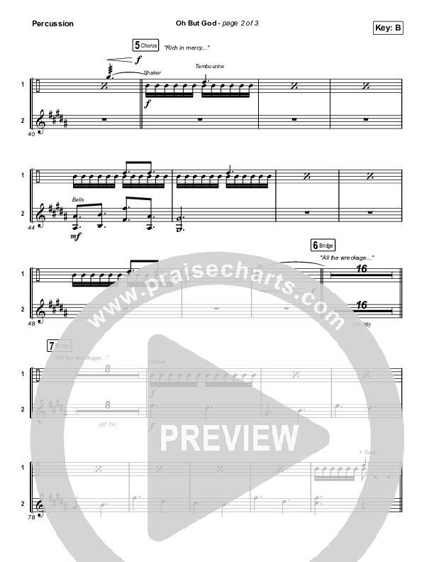 Oh But God Percussion (Shane & Shane / The Worship Initiative)