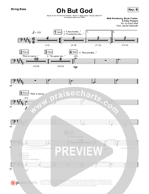 Oh But God String Bass (Shane & Shane / The Worship Initiative)