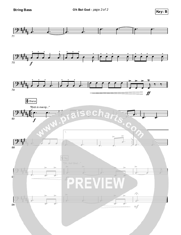 Oh But God String Bass (Shane & Shane / The Worship Initiative)