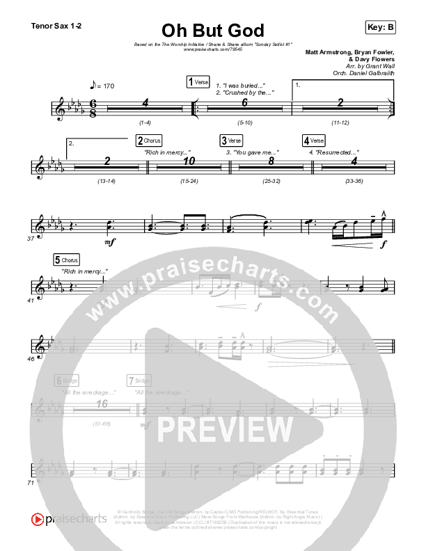 Oh But God Sax Pack (Shane & Shane / The Worship Initiative)