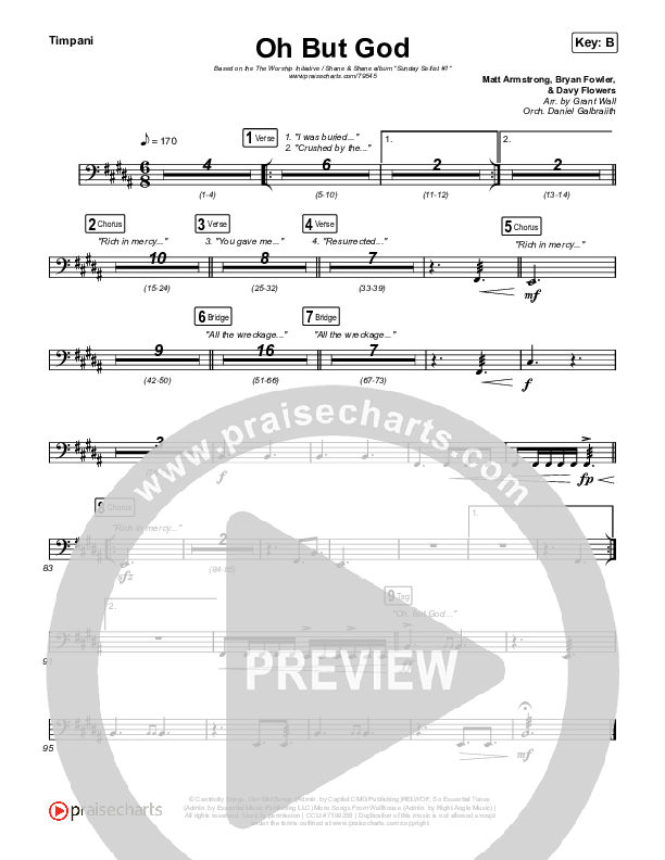 Oh But God Timpani (Shane & Shane / The Worship Initiative)