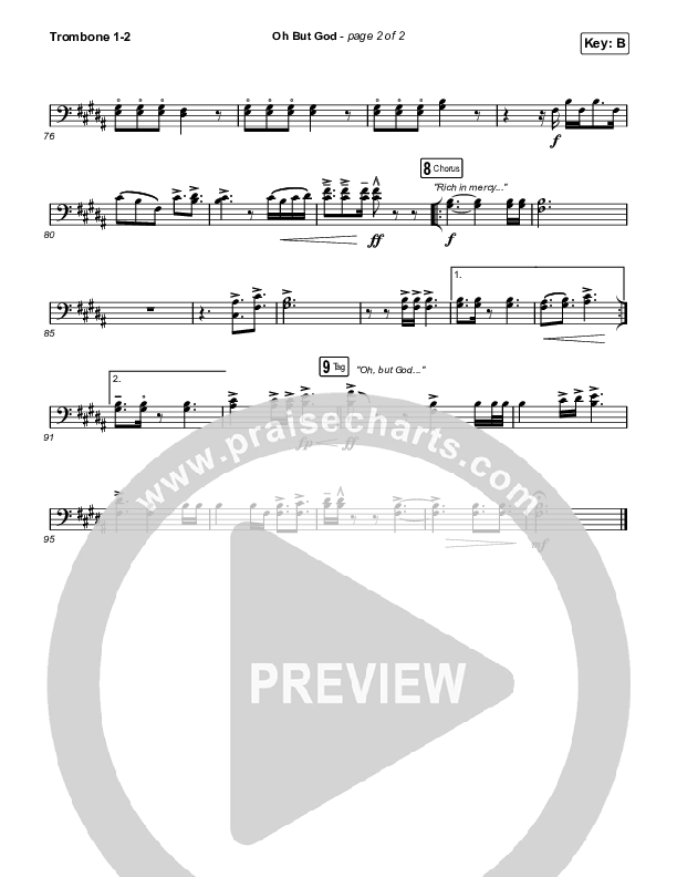 Oh But God Trombone 1/2 (Shane & Shane / The Worship Initiative)