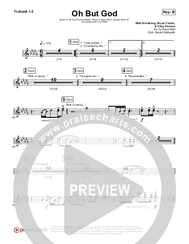 Oh But God Trumpet 1,2 (Shane & Shane / The Worship Initiative)