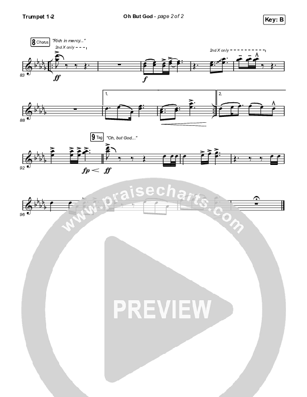 Oh But God Trumpet 1,2 (Shane & Shane / The Worship Initiative)