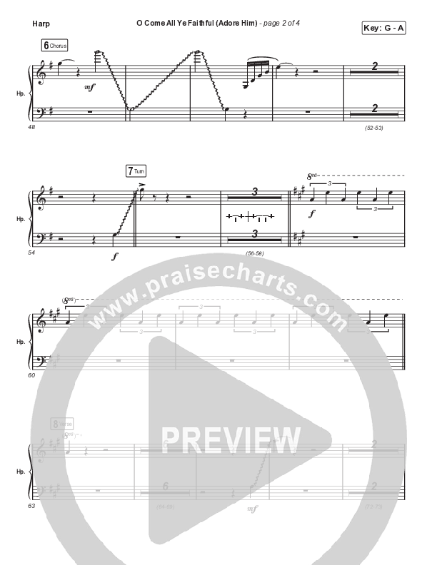 O Come All Ye Faithful (Adore Him) (Worship Choir SAB) Harp (Signature Sessions / Connor Bogardus / Arr. Mason Brown)