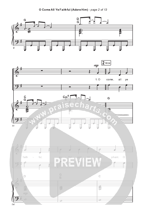 O Come All Ye Faithful (Adore Him) (Worship Choir SAB) Octavo (SAB & Pno) (Signature Sessions / Connor Bogardus / Arr. Mason Brown)