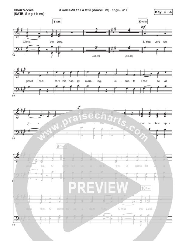 O Come All Ye Faithful (Adore Him) (Sing It Now SATB) Choir Sheet (SATB) (Signature Sessions / Connor Bogardus / Arr. Mason Brown)