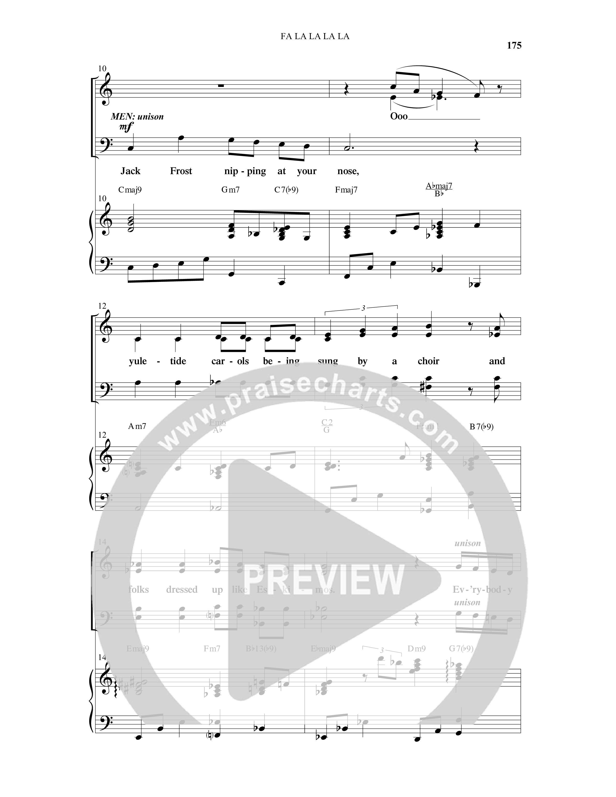 Fa La La La La (13 Song Collection) Song 13 (Piano SATB) (Word Music Choral)