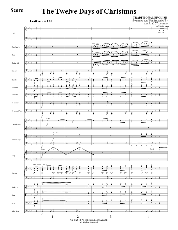 Fa La La La La (13 Song Collection) Song 4 (Orchestration) (Word Music Choral)