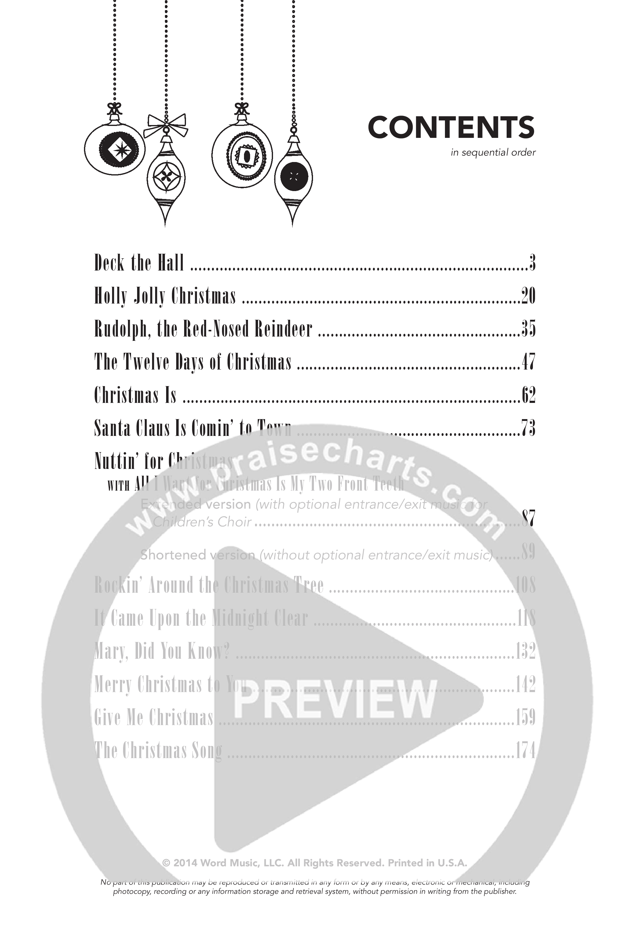 Fa La La La La (13 Song Collection) Choral Book (Word Music Choral)