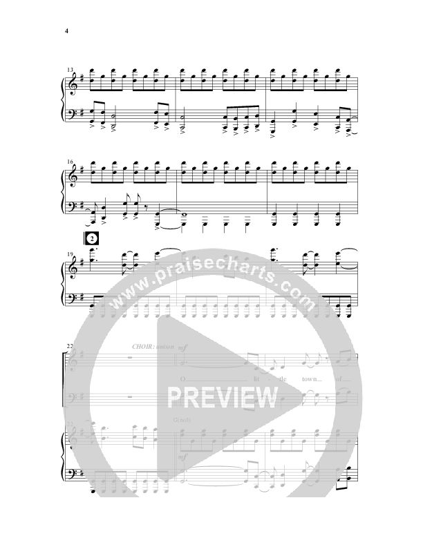 Fantasia Noel (11 Song Collection) Song 1 (Piano SATB) (Word Music Choral)