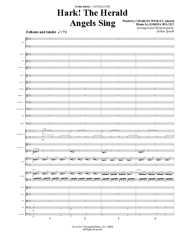 Fantasia Noel (11 Song Collection) Song 3 (Orchestration) (Word Music Choral)