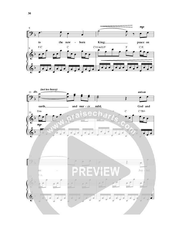Fantasia Noel (11 Song Collection) Song 3 (Piano SATB) (Word Music Choral)
