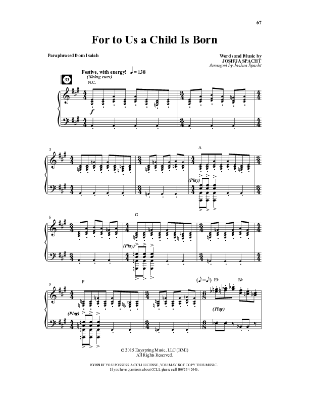 Fantasia Noel (11 Song Collection) Song 6 (Piano SATB) (Word Music Choral)
