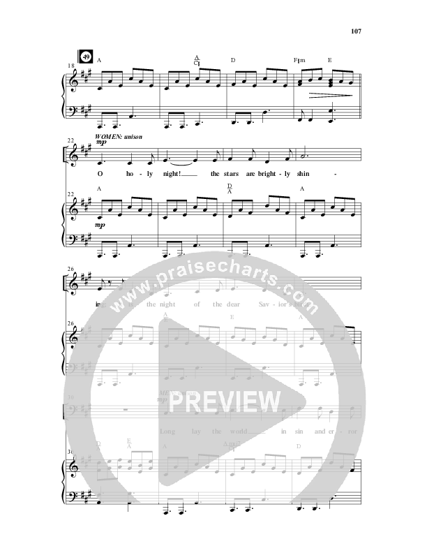 Fantasia Noel (11 Song Collection) Song 8 (Piano SATB) (Word Music Choral)
