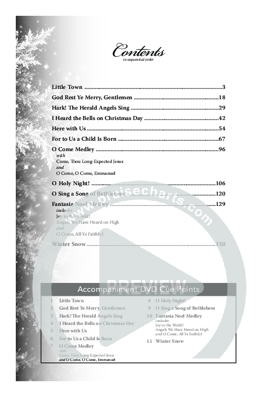 Fantasia Noel (11 Song Collection) Choral Book (Word Music Choral)