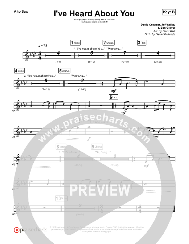 I've Heard About You Sax Pack (Crowder)