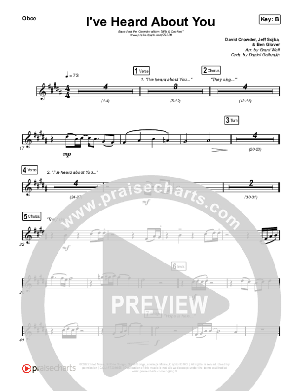 I've Heard About You Wind Pack (Crowder)