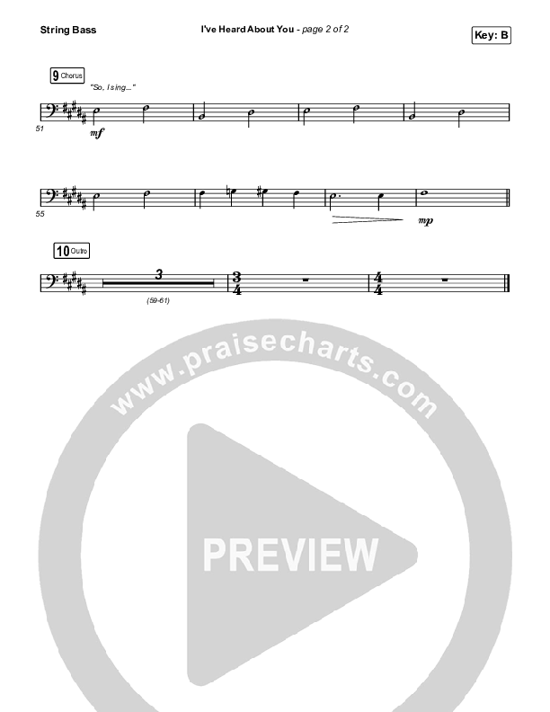 I've Heard About You String Bass (Crowder)