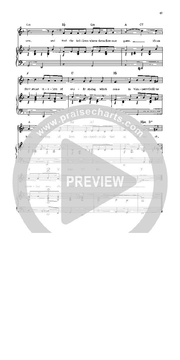 O Promise Me Piano/Vocal ()