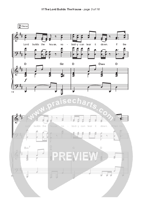 If The Lord Builds The House (Choral Anthem SATB) Octavo (SATB & Pno) (Hope Darst / Jon Reddick / Arr. Mason Brown)