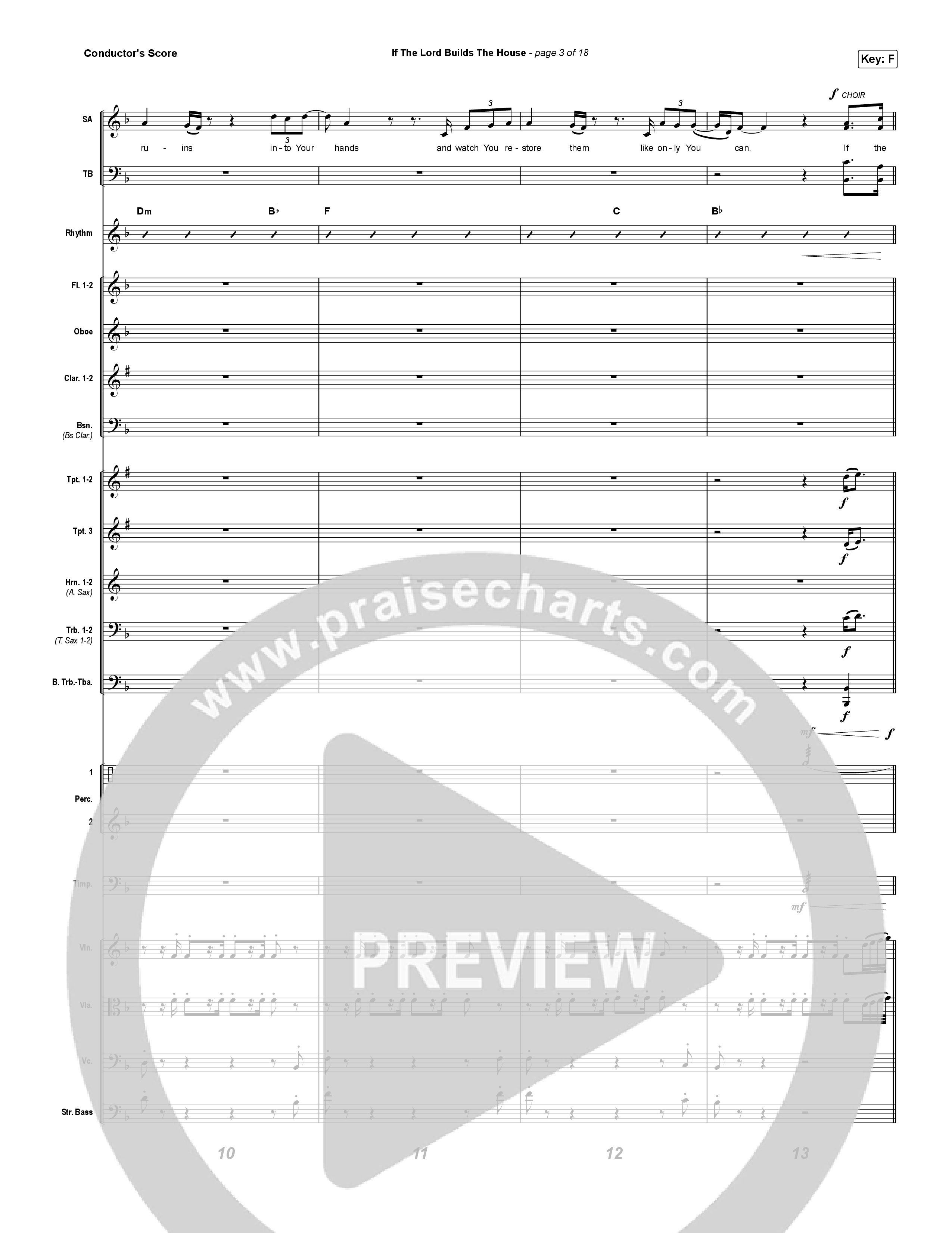 If The Lord Builds The House (Sing It Now SATB) Conductor's Score (Hope Darst / Jon Reddick / Arr. Mason Brown)