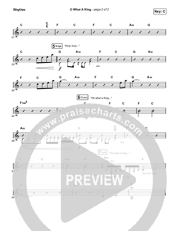 O What A King Rhythm Pack (Katy Nichole)