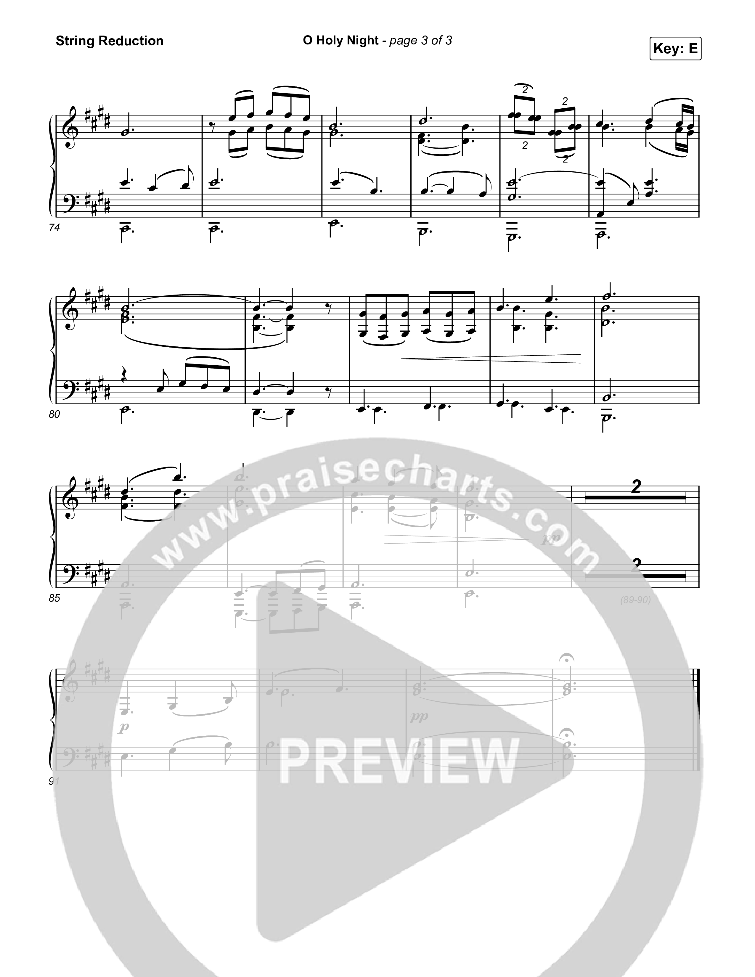 O Holy Night String Reduction (Katy Nichole)