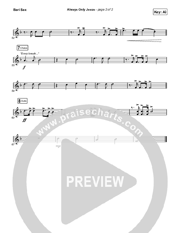 Always Only Jesus  Bari Sax (MercyMe)