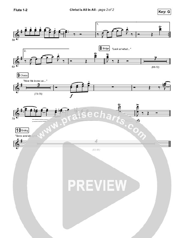 Christ Is All In All (Choral Anthem SATB) Wind Pack (Keith & Kristyn Getty / Arr. Luke Gambill)