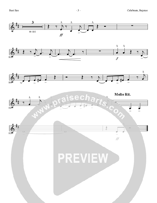 Celebrate Rejoice with O Come O Come Emmanuel (Choral Anthem SATB) Bari Sax (Lillenas Choral / Arr. Mike Speck / Arr. Tim Parton / Orch. Cliff Duren)